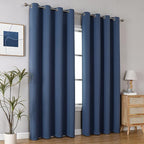 ChrisDowa Blackout Curtains for Bedroom and Living Room 120 Inches Long | 2 - Image 5