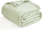 EMME Muslin Blankets for Adults Throw Blanket for Couch Breathable Gauze Soft - Image 6