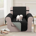 U-NICE HOME Reversible Oversized 28''Chair Covers, Pet Friendly, Elastic Straps - Image 2