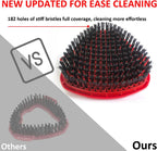 Spin Mop Scrub Brush Head Compatible with OCedar EasyWring 1 Tank System, Mop Scrubber Attachment, Upgraded Stiff Bristle Scrubbing Mop for Floor Cleaning