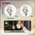 Cockatiel Ornament, I Just Really Like Cockatiels Ok Funny Ceramic Ornaments, Cockatiel Decorative Hanging Ornament Cockatiel Gifts