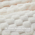 NEWCOSPLAY Fleece Clouds Cozy Throw Blanket - Image 7