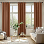 MIULEE Blackout Curtains for Bedroom 2 Panels 40 x 72 Inch Long Sun Baked | - Image 6