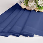 Chyhomenyc Royal Blue Sheer Curtains 96 inches Long 2 Panels, Light Filtering - Image 4