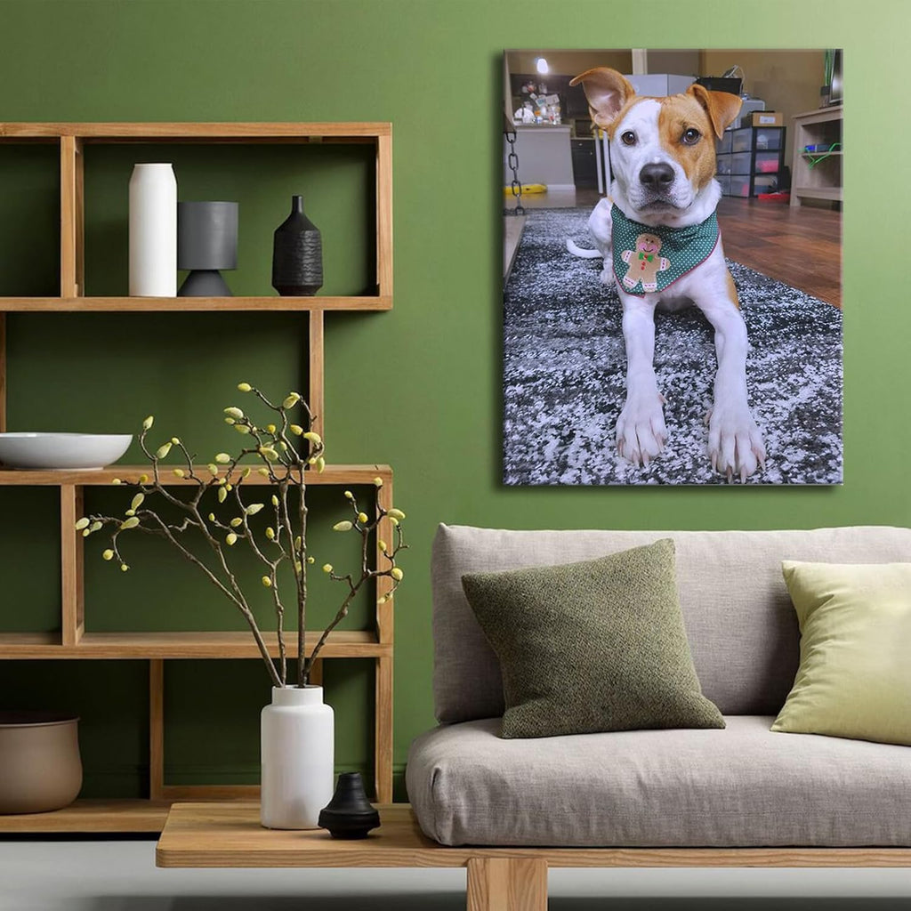 Laoife Custom Canvas Prints with Your Photos 24"x32", Canvas Photo Prints Custom, Personalized Canvas Wall Art for Office Home Bedroom Living Room Wall Decor, Gift for Father's Day Birthday Wedding