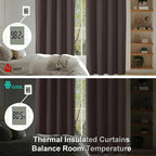 Simplebrand Ava Chocolate Short Blackout Curtains - Image 7