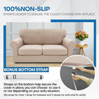 XINEAGE 2026 New 4 Pieces Extra Large Couch Covers - Image 7