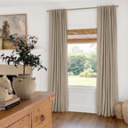 Faux Linen Total Blackout Curtain - Image 3