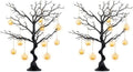 NUPTIO Black Halloween Tree Branch: Artificial 30 inch Tall Manzanita Tree Christmas Centerpiece Wedding Centerpieces for Tables, Decorative Ornament Display Tree for Decoration Weddings (2 Pc)