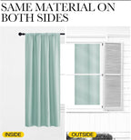 NICETOWN RV Blackout Curtains for Camper Windows, Aqua Blue, Kitchen Curtains - Image 5