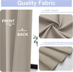 Simplebrand Ava Stone Blackout Curtains - Image 4