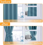 Blackout Curtains for Bedroom, Stone Blue 60 x 84 Inch, 2 Panels | Thermal - Image 4