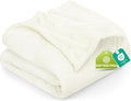 Utopia Bedding Ultra Soft Fleece Bed Blanket Twin Size Ivory | Microfiber Plush by UTOPIABEDDING