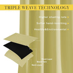 NICETOWN Room Darkening Window Curtains & Drapes 72" Long - Image 4