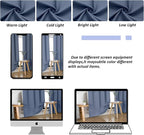 Simplebrand Ava Denim Blackout Curtains - Image 8
