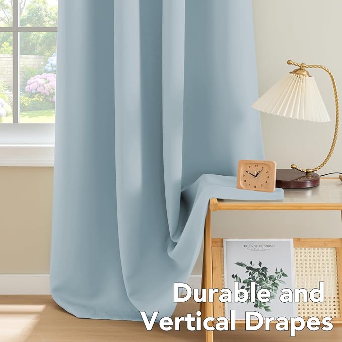 H.VERSAILTEX Blackout Window Curtain Panels Thermal Insulated Room Darkening - Image 8