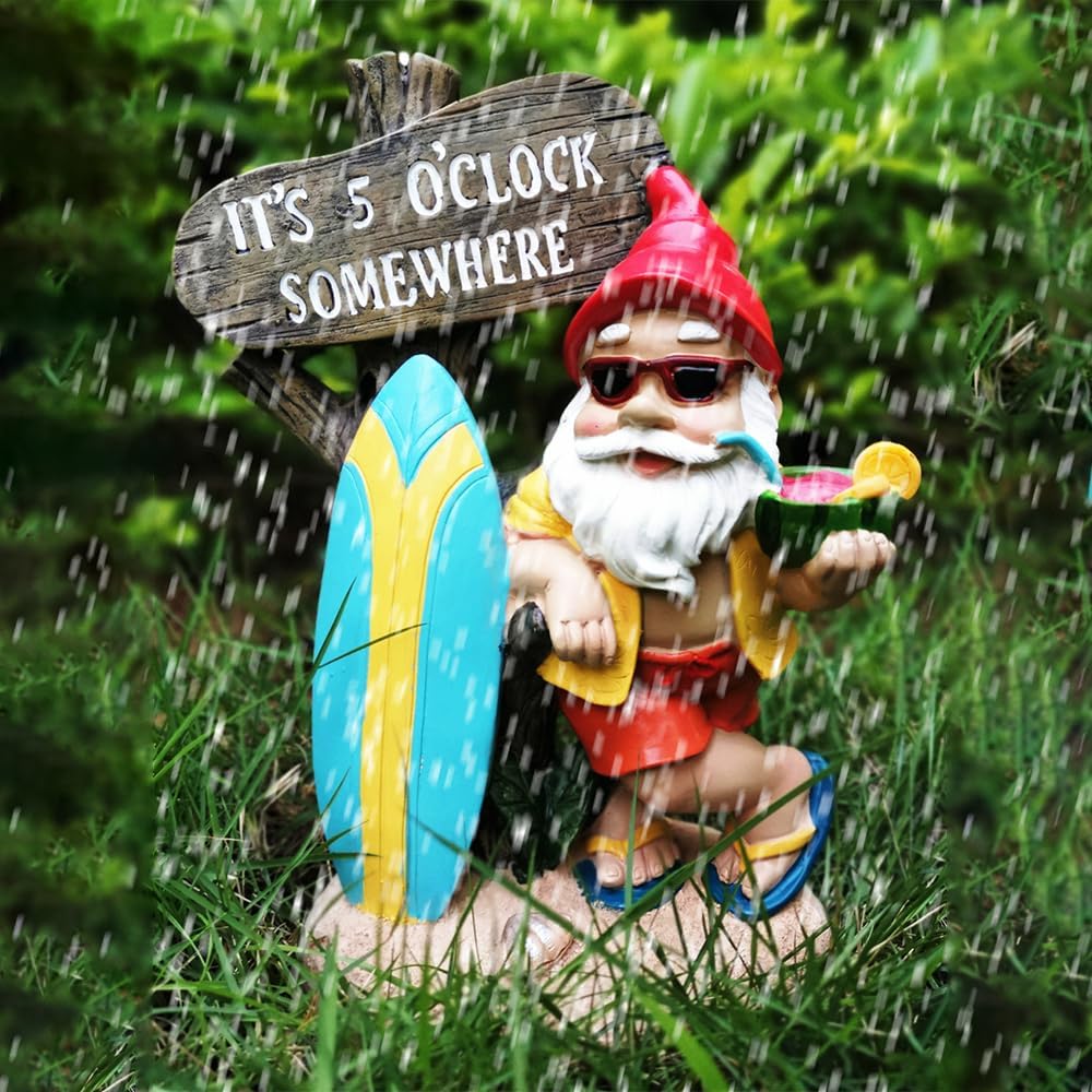 Garden Gnomes Outdoor Funny,Gnomes Decorations for Yard Statues Decor
