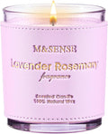 M&SENSE Lavender Rosemary Scented Candles, Vegan Soy Candles, Heavy Scented, 10oz 42-Hour Slow Burning Time, Toxic Free Winter Bathtub Aromatherapy Relaxing Spa, Fancy Gift for Home Decor