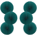 Green Birthday Decorations,DIY Green Paper Fans Hanging Decoration ,Party Supplies Party Fans 16in, Cactus Party Decorations,Wedding Graduation Events Accessories 30 Color DIY Set (Blackish Green)