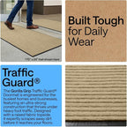 GORILLA GRIP Waterproof Traffic Guard Door Mat, Indoor Outdoor Heavy Duty - Image 3