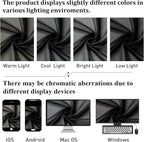 Black Sheer Curtain Panels 72 Inch Length, Light Filtering Window Curtain - Image 7