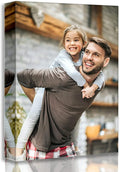 Laoife Custom Canvas Prints with Your Photos 16"x24" Wall Art, Custom photos on Canvas - Upload Your Image/Photo- Customizable photos, portraits and more, Ideal for Office, Living Room, Bedroom Wall Decor