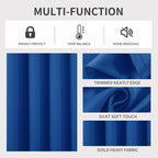 Joydeco Blackout Curtains 108 Inches Long 1 Panel, Thermal Insulated Long - Image 3