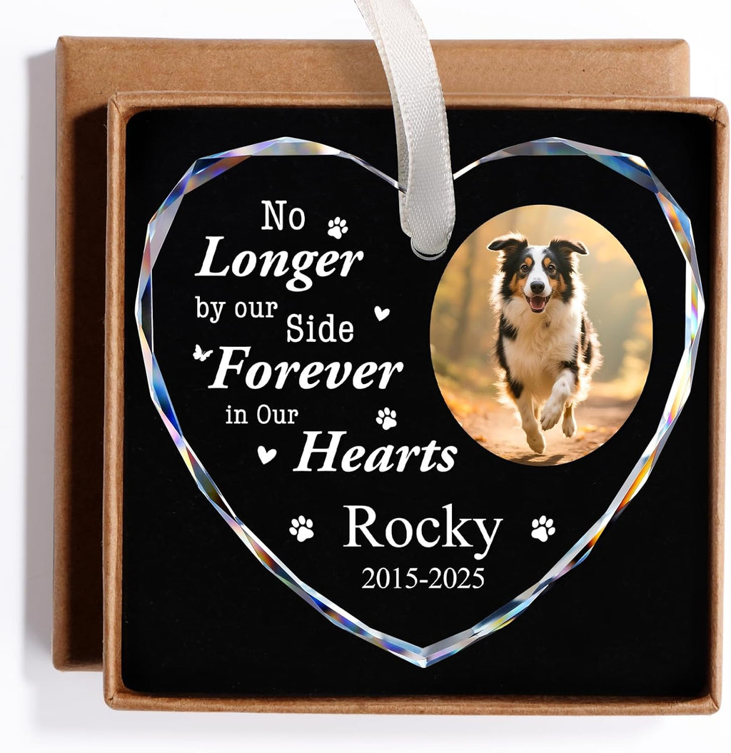 Personalized Pet Memorial Gifts - Custom Christmas Ornaments 2025 - Sympathy Keepsake Gift for Loss of Loved One - Dog Memorial Gifts for Loss of Dog, Cat