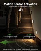 EZVALO Under Cabinet Lighting with Charging Station,1000mAh Rechargeable Puck Lights with Remote, 3 Color Temps & 12 RGB Closet Lights, Dimmable Motion Sensor Lights for Shelf, Kitchen (6 Packs)
