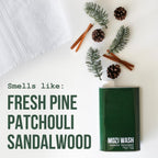 Laundry Detergent Liquid, Alpine Woods- Sandalwood, Pine & Patchouli, 50+ Loads, Concentrated, Non toxic, Plant Based Enzyme Cleaners, Long Lasting Luxury Clean, Cologne Soap for Men, 32 oz