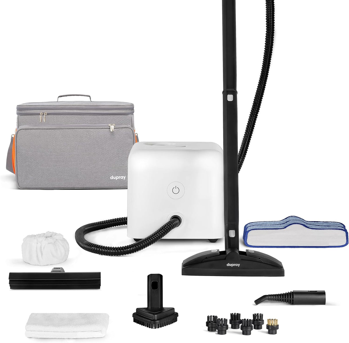 Dupray Neat Steam Cleaner with 18-Piece Kit – (Neat with the Awesome Bag) Powerful, chemical-free cleaning for floors, cars, tiles, grout, and more. *Kills 99.9% of Bacteria and Viruses