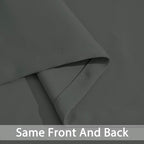 Yakamok Room Darkening Curtains 52x54 inch Length Dark Grey-Living Room | 2 - Image 4