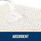 OLANLY Dog Door Mat for Muddy Paws 59x32, Super Absorbent Chenille Mud Mat | - Image 3