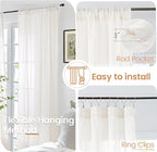 BGment Linen Curtains 78 Inches Long - Image 6