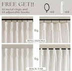 Natural Extra Wide 60 Inch Width Pinch Pleated 84 Inch Curtains | Thick Linen - Image 4