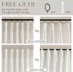 Natural Extra Wide Pinch Pleat 108 Inch Curtains 60 Inch Wide | Memory Training - Image 4