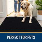 OLANLY Dog Door Mat for Muddy Paws 30x20, Super Absorbent Chenille Mud Mat | - Image 6