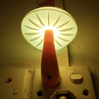 AUSAYE 2 Pack Sensor LED Night Light Plug in NightLight Energy Saving Wall Lamp Mushroom Night Lights for Bedroom, Bathroom,Toilet,Hallway,Kitchen,Kids,Adults Warm White