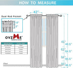 Burgundy Sheer Curtains 84 inch Length 2 Panels Set, Light Filtering Sheer - Image 8