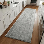 Runner Rug 30 ft, Extra Long Non-Slip Washable Rug, Rubber Backing, Rolled in by ORFAHOME