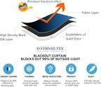 H.VERSAILTEX Blackout Patio Curtains 100 x 96 Inches - Image 4