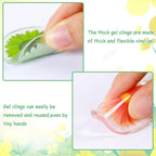 20PCS Spring Grow Flowers Thick Gel Cling Sunflowers Window Gel Cling Decals Sticker Flower Window Decoration for Kids Toddlers Home Airplane Classroom Nursery Spring Party Supplies Removable Reusable