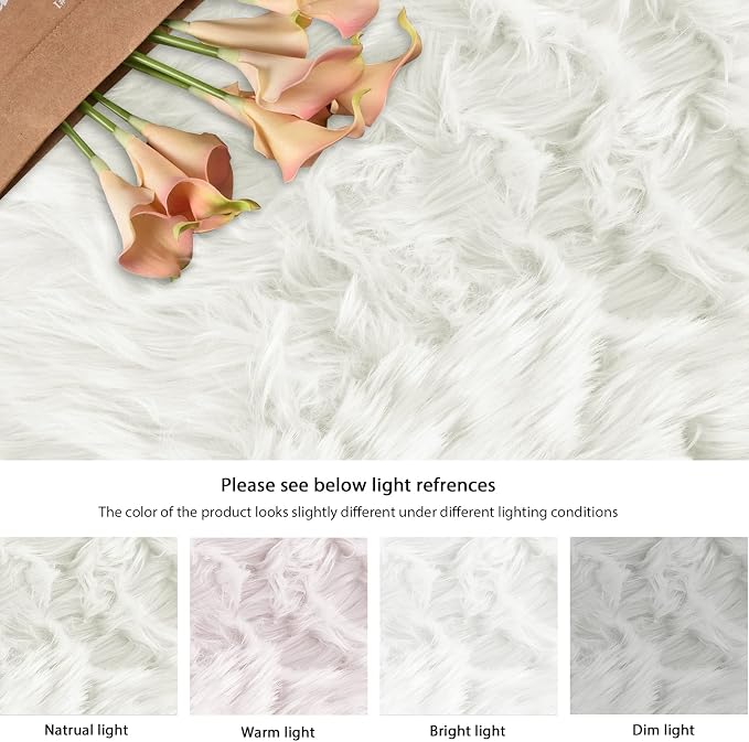 ORINOVA Shag Plush Rug 8x10 Area Rugs - Image 7