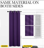 NICETOWN Royal Purple Blackout Curtains 78 inches Length - Image 5
