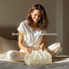 BEDELITE Almond Twin Blanket for Couch, Soft Cozy Gifts for Women, 60 * 80 | 3D - Image 2