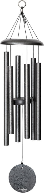 Corinthian Bells by Wind River - 30 inch Silver Vein Wind Chime for Patio, Backyard, Garden, and Outdoor Decor (Aluminum Chime) Made in The USA