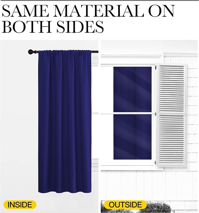 NICETOWN RV Blackout Curtains for Camper Windows, Kitchen Curtains, Short - Image 5