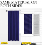 NICETOWN Kitchen Curtains, Short Blackout Drapes, 34 in x 45 in, Thermal - Image 5