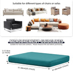 14Pcs Patio Cushion Covers, Outdoor Stretch Cushion Covers, Washable | Stretch - Image 2