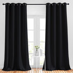 NICETOWN Black Out Curtains 96 inches Long by NICETOWN